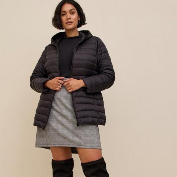 Torrid studio double knitted high waisted mini houndstooth skirt - Picture 5 of 5